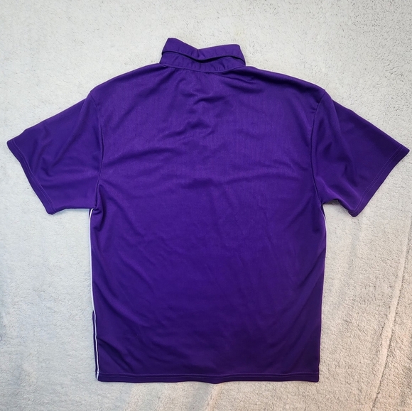 Nike Dri-Fit Purple/White Polo With Embroidered Logo Mens Size Medium - Picture 2 of 9